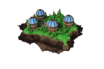 Free Minecraft Skyblock Blue Domes Spawn